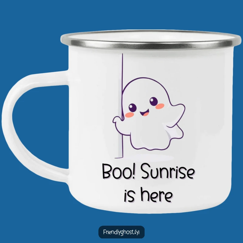 Funny Ghost Campfire Mug - Charming Spooky Coffee Companion