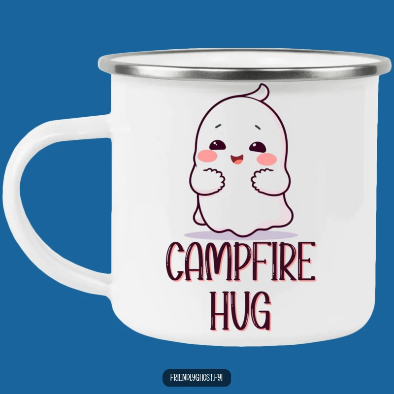 Funny Ghost Hug Camping Mug: Comforting Hugs for Outdoor Adventures Gift