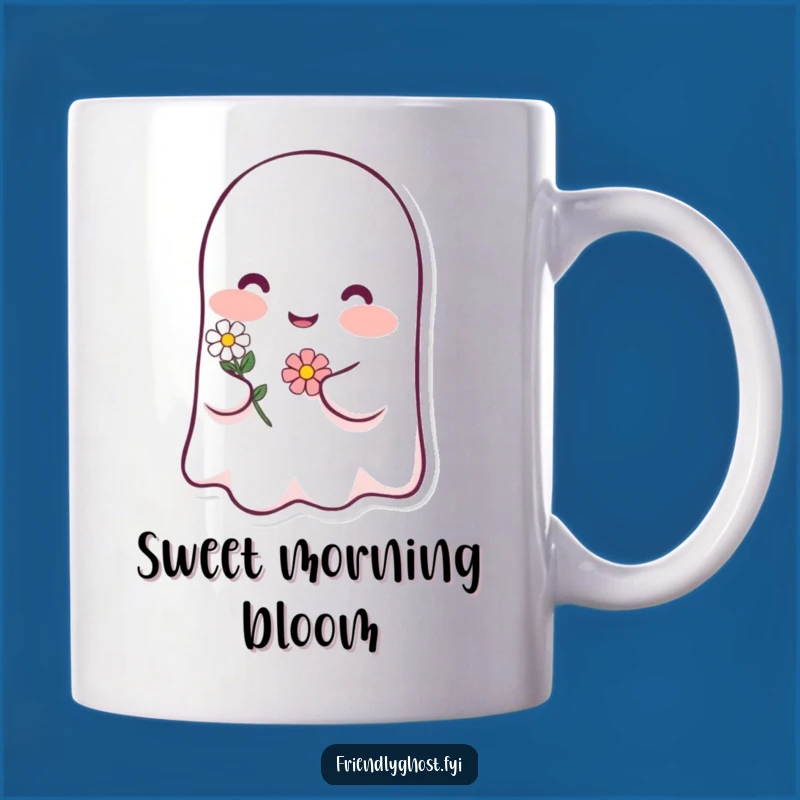 Funny Ghost Blush Mug: A Sweet Gift for Shy and Blooming Personalities
