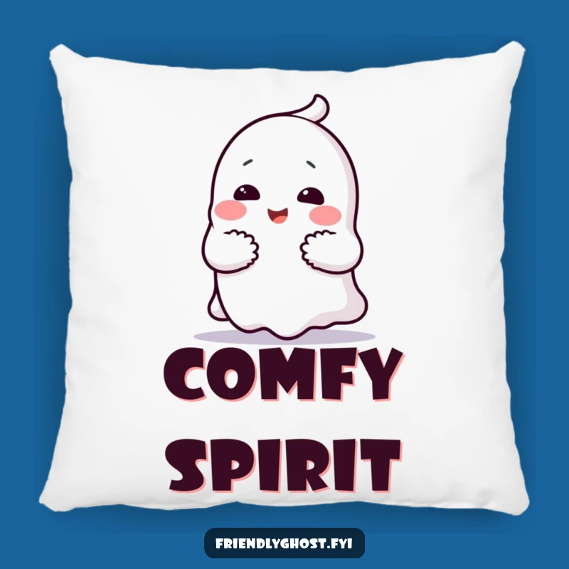 Funny Ghost Hug Pillow: Soft Comfort with a Spectral Embrace Gift