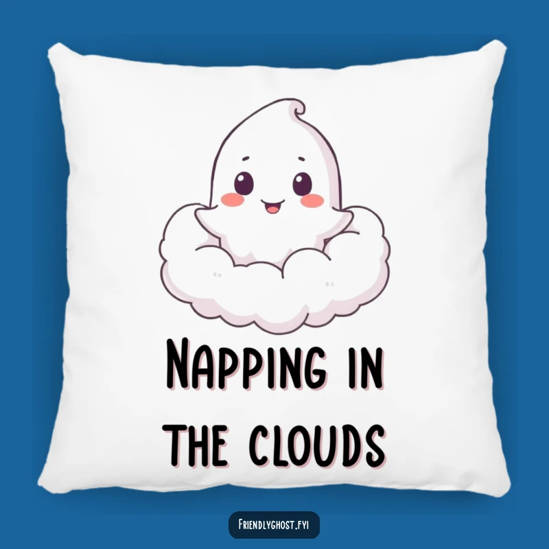 Funny Ghost Cloud Peeker Pillow: Soft Comfort, Hilarious Accent for Cozy Nooks