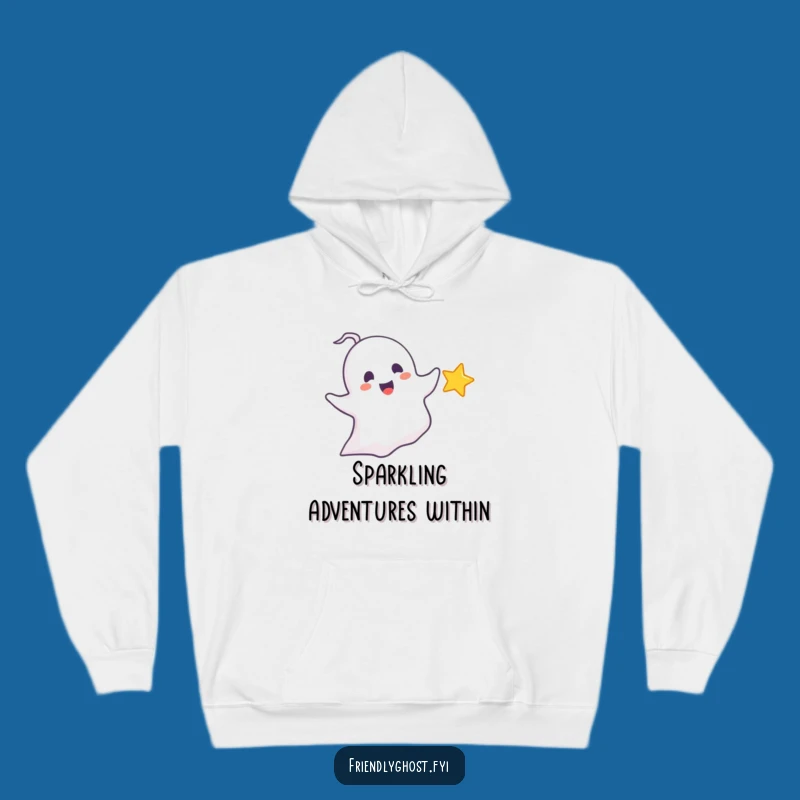 Funny Chasing Ghost Hoodie: Cozy Star Hunter Comfort, Whimsical Gift