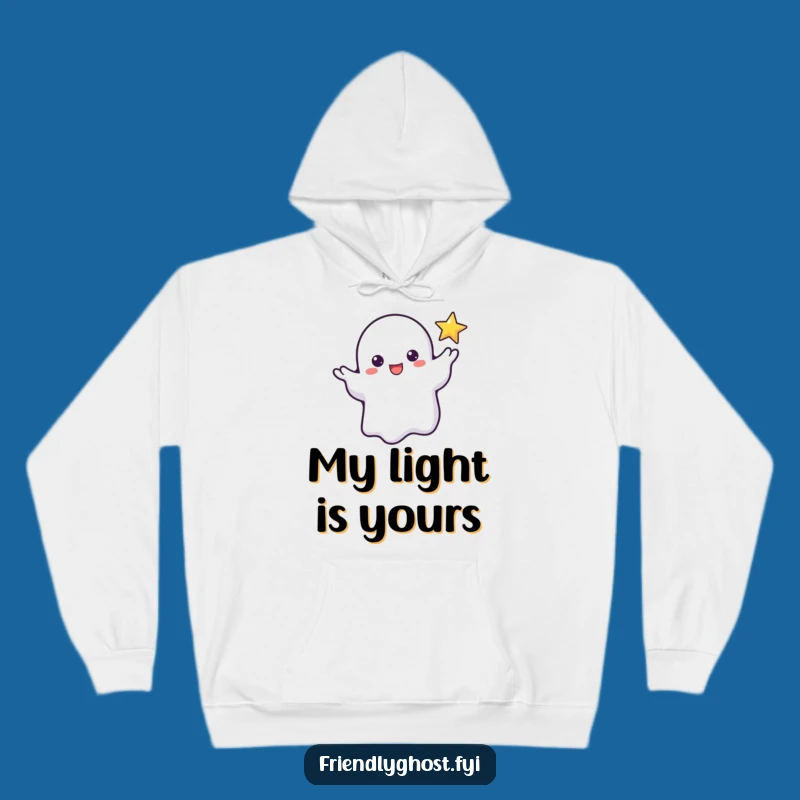 Funny Ghost Star Reach Hoodie: Cozy Warmth for Dreamers
