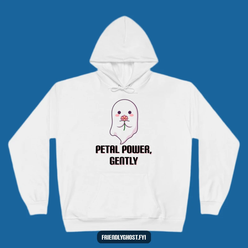 Funny Gentle Ghost Hoodie: Cozy Bloom, Ultimate Funny Gift