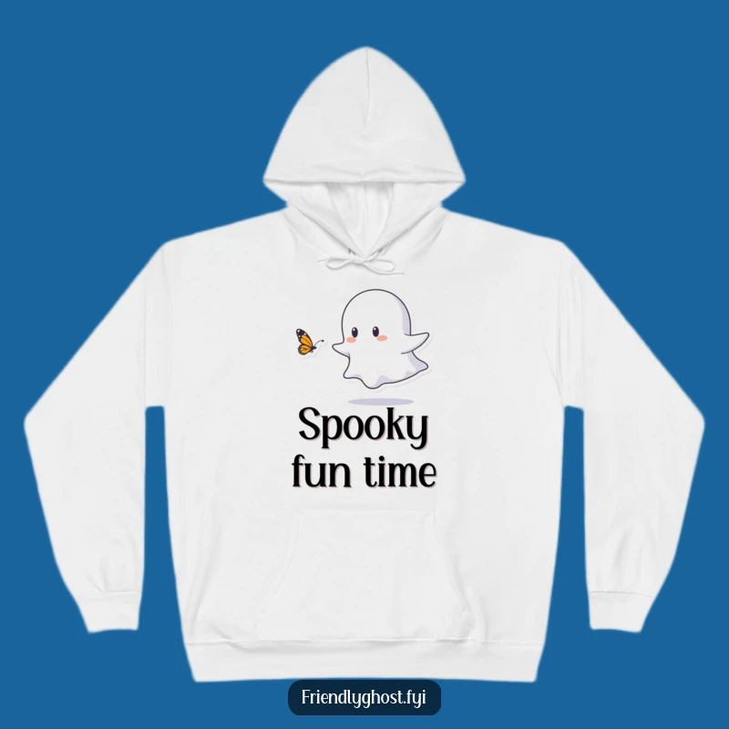 Funny Ghost Butterfly Hoodie - Cozy Up with Playful Delight