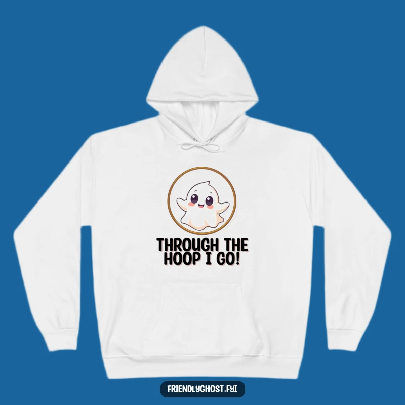 Cozy Funny Giggling Ghost Hoodie - Comfortable & Whimsical Gift