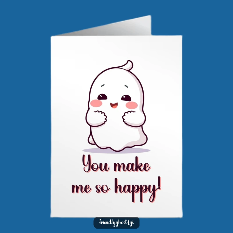 Free Printable Congrats Card: Ghost Hugs for Cheerful, Funny, Heartfelt Success