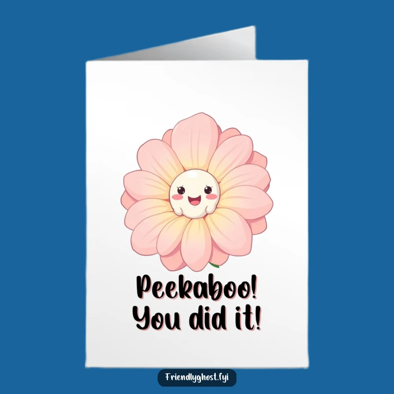 Ghostly Congrats! Free Printable Card for Success - Funny Downloadable Gift!