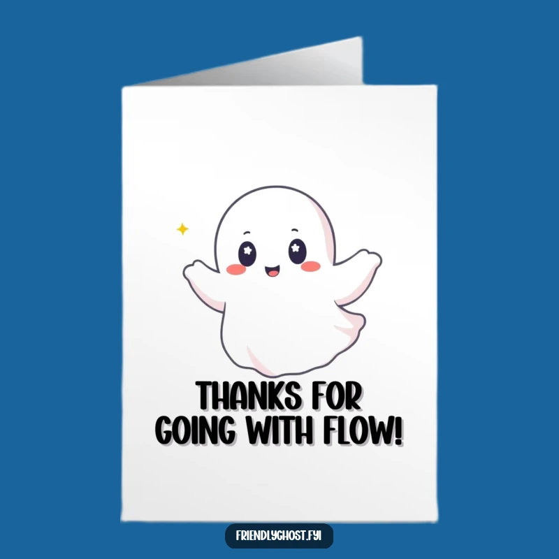 Free Printable Thank You Card: Ghost Breeze Ride Downloadable Gift