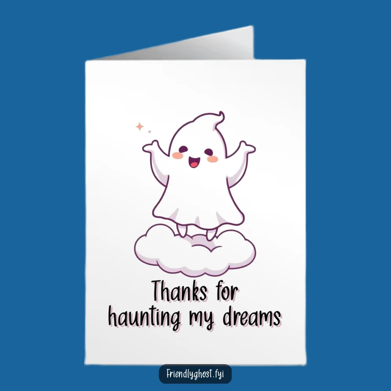 Humorous Free Printable Thank You Card: Ghost Jigging, Easy DIY Gift