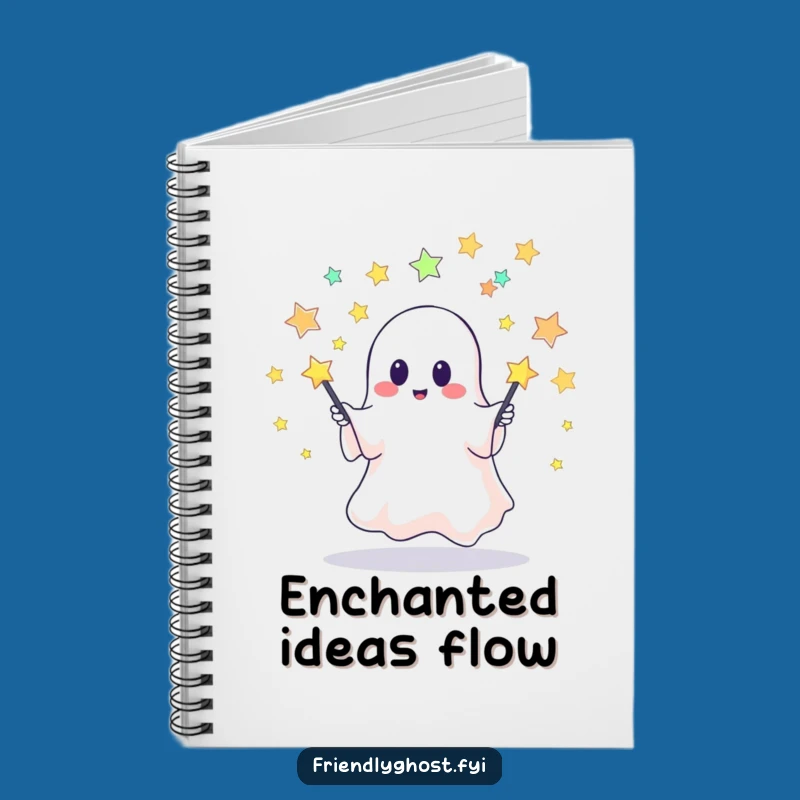Funny Ghost Juggling Notebook: Journal Spooky Ideas, Hilarious Starry Notes
