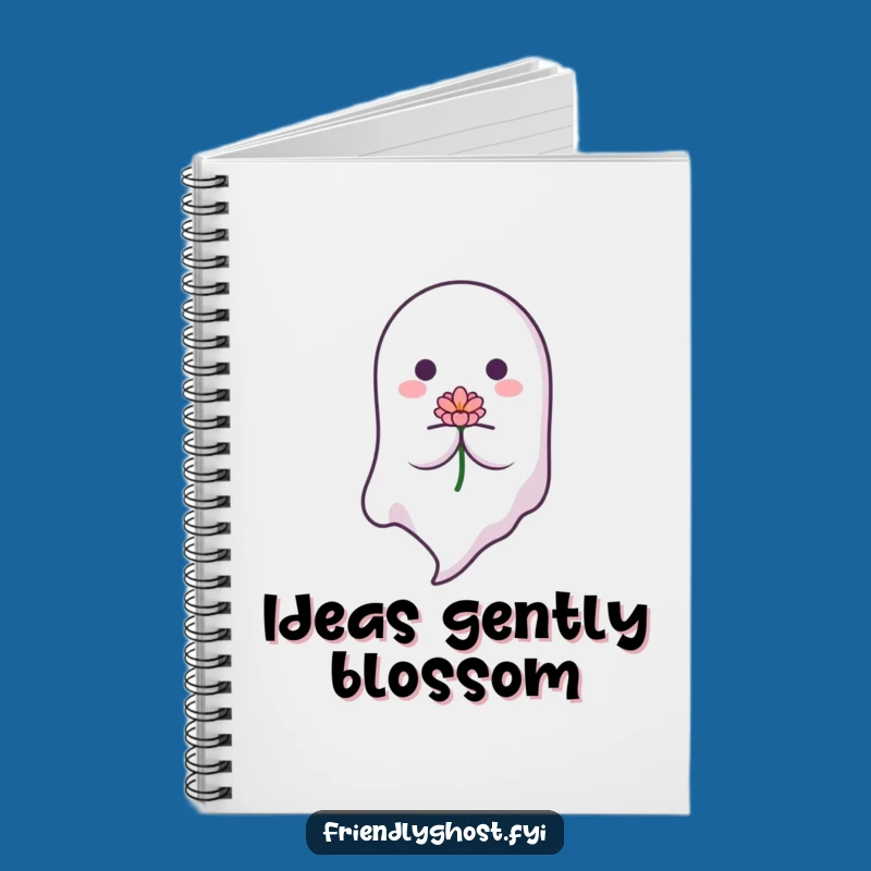Funny Floating Ghost Notebook: Jot Down Peaceful Thoughts, Perfect Funny Gift