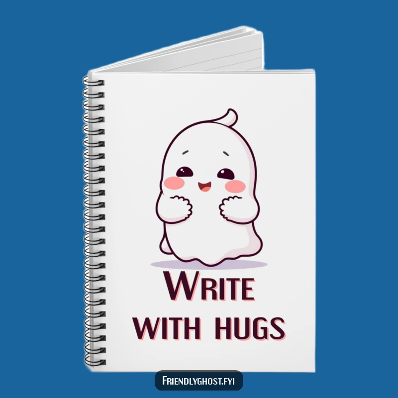 Funny Ghost Hug Notebook: Capture Ideas with Spectral Comfort Gift