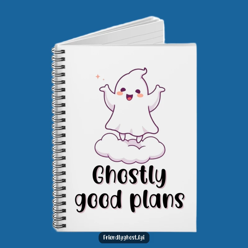 Funny Ghost Jigging Notebook: Jot Down Ideas with Spooky Fun