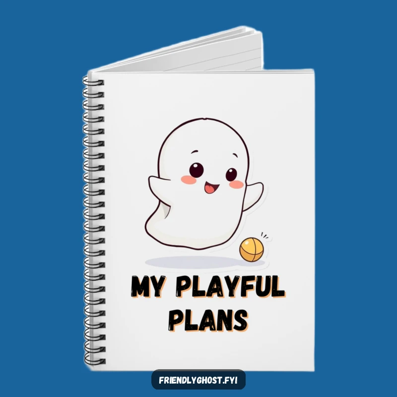 Funny Ghost Notebook: Mischievous Play Journal - Creative Spooky Gift