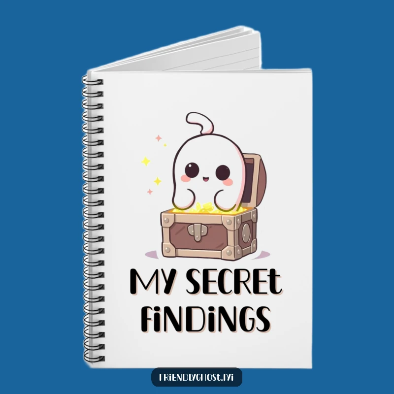 Funny Ghost Treasure Notebook: Jot Down Your Discoveries!