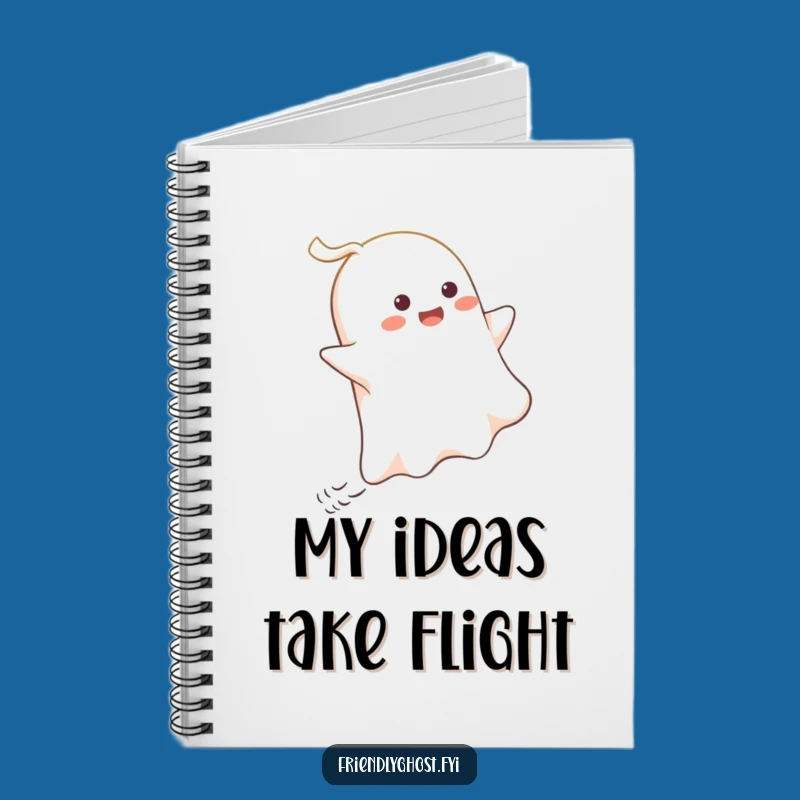 Funny Ghost Wind Rider Notebook: Jot Down Ideas, Hilarious Cover for Note-Takers
