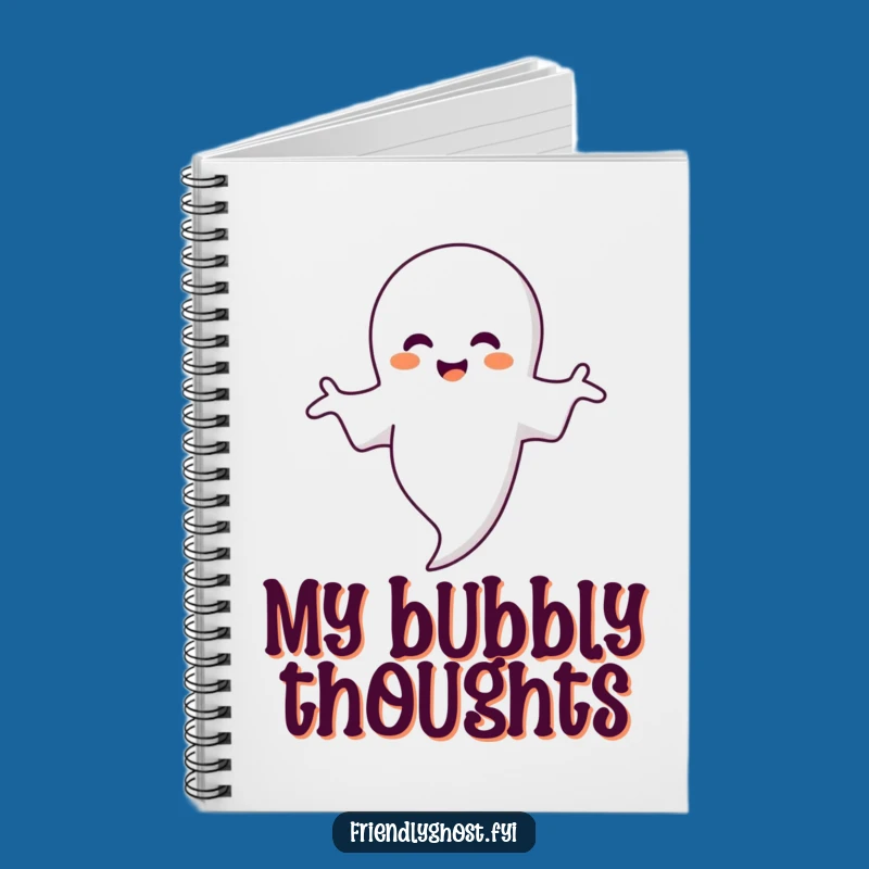 Funny Ghost Bubble Notebook: Jot Down Ideas with Hilarious Charm