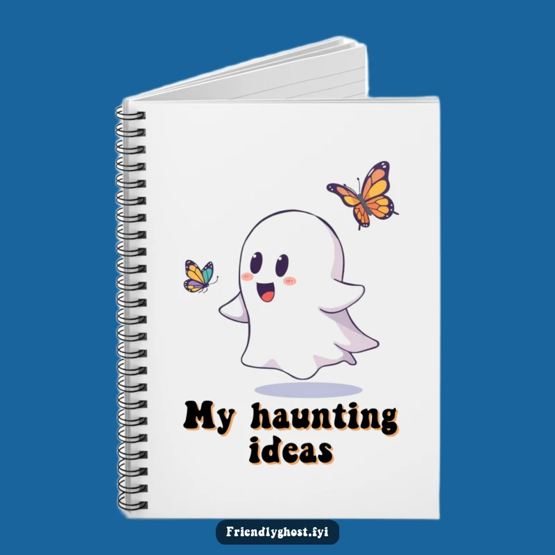 Funny Ghost Butterfly Notebook: Spark Creativity with Hilarious Stationery