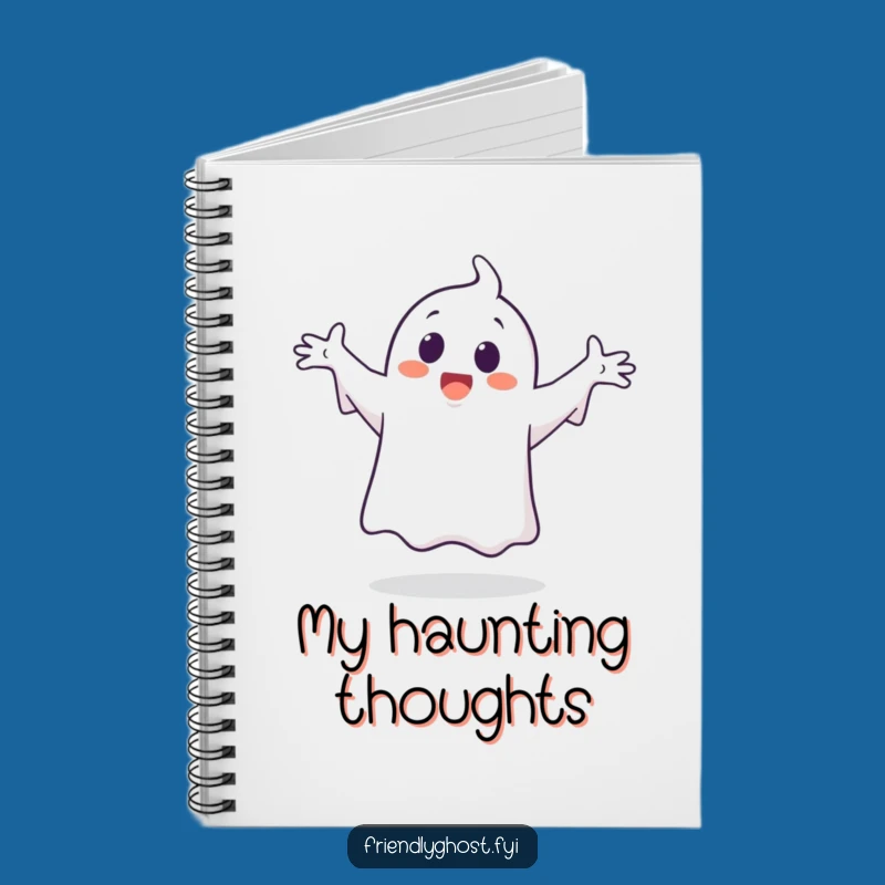 Funny Ghost Dance Notebook: Playful Character's Happy Silly Dance Journal, Perfect Gift!