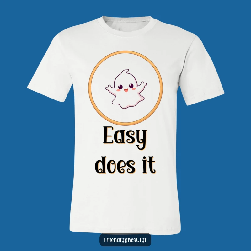 Funny Ghost Hoop T-Shirt: Show Off Your Playful Acrobat Skills