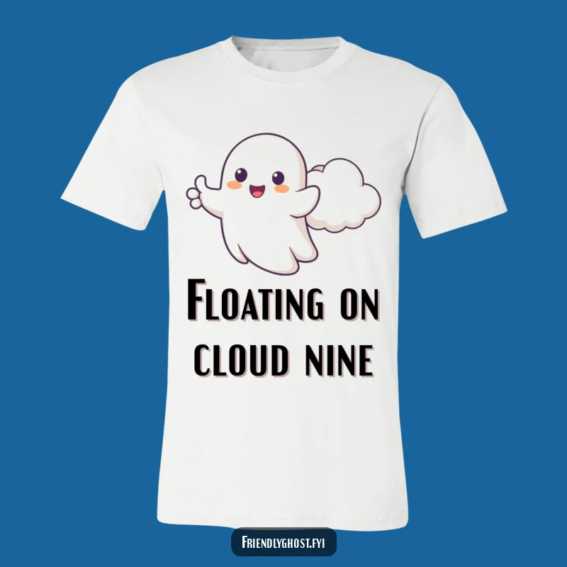 Funny Happy Ghost Tee - Awesome Vibes T-Shirt Gift