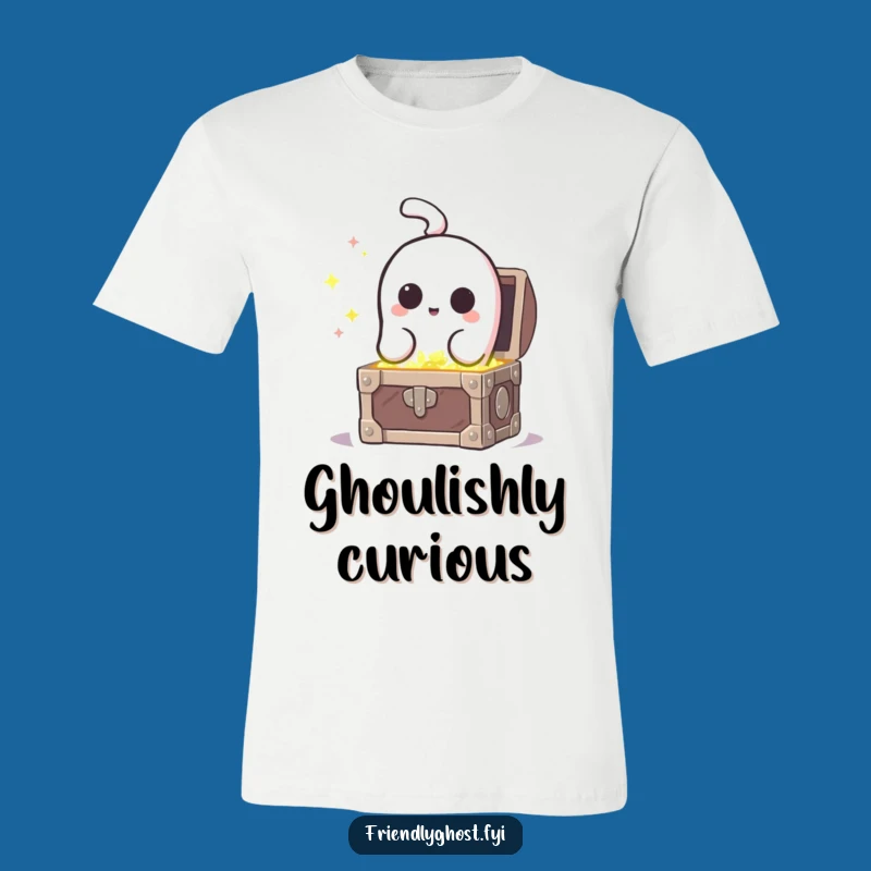 Funny Ghost Treasure T-Shirt: Wear Your Curiosity with Pride!