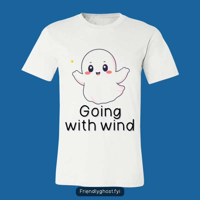 Funny Ghost Breeze Rider T-Shirt: Wear Your Joy with This Hilarious Tee