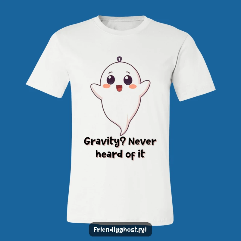 Funny Upside Down Ghost T-Shirt: Comical Halloween Tee for Cozy Laughs