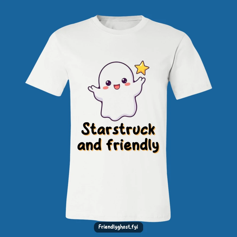 Funny Ghost Star Reach T-Shirt: Dreamy Design for Star Seekers